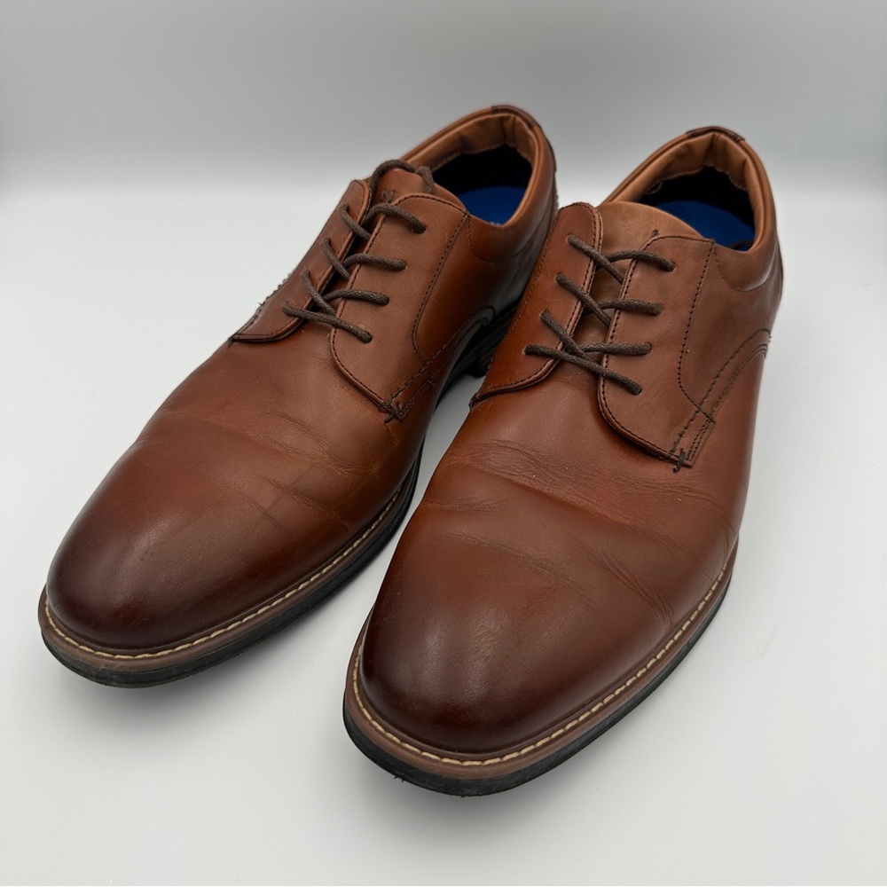 Nunn Bush Centro Flex Plain Toe Oxford Men’s 11.5 M Comfort‎ Gel